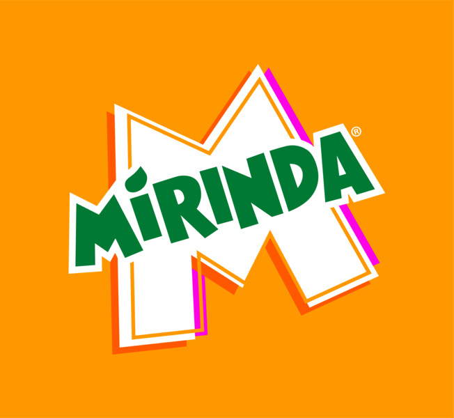 2024 - Mirinda logo 2024 - fond orange